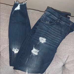 Express super soft distressed jeans